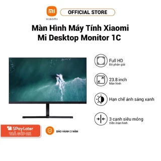 Màn Hình Máy Tính Xiaomi Mi Desktop Monitor 1C | Màn hình 23.8" IPS 60Hz Full HD | Hạn chế ánh sáng xanh | Viền mỏng