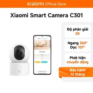 Camera Giám sát Xiaomi Smart C301 2K, AI phát hiện con người, Bản quốc tế - Hàng Chính Hãng
