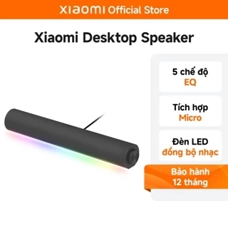 Loa Bluetooth Để Bàn Xiaomi Desktop Speaker - Micro Tích Hợp - Kết Nối Bluetooth - Đèn Đổi Màu RGB