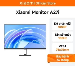 Màn Hình Máy Tính PC Xiaomi Monitor 2K A27Qi 27inch Tấm Nền LCD IPS-Tần Số Quét 100Hz-BH 36 Tháng