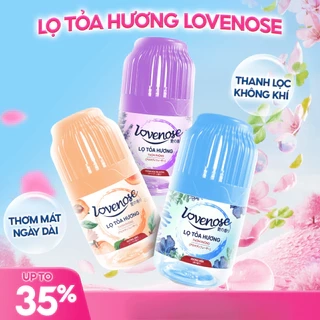 Lọ tỏa hương Lovenose hương thơm tự nhiên dễ chịu khử mùi sáp thơm phòng thế hệ mới 45 ngày - Dung tích 180ml