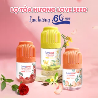 Lọ tỏa hương Loveseed hương thơm tự nhiên dễ chịu khử mùi sáp thơm phòng thế hệ mới 60 ngày - 200ml
