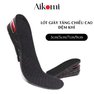 Lót giày tăng chiều cao AIKOMI L110AB đệm khí cao cấp full size cả bàn nửa bàn