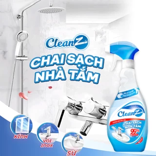 Xịt Sạch Nhà Tắm Đa Năng CLEANZ Vệ Sinh Nhà Tắm Chống Ăn Mòn Inox Vệ Sinh Vòi Rửa,Vòi Sen,Vách Kính