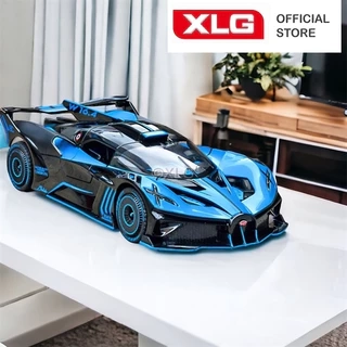 Mô hình xe Bugatti Bolide 1:24 cao cấp bằng hợp kim có chức năng phun khói