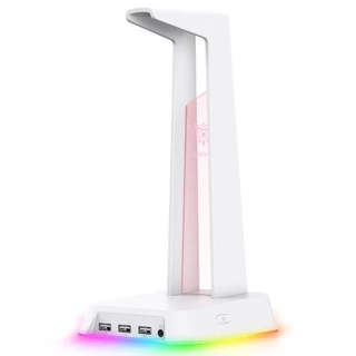Onikuma ST-2 Giá Đỡ Tai Nghe / Chân Đế - Đèn Rgb Tích Hợp 3 Cổng Usb + Jack 3.5mm - Hỗ Trợ Sạc Pin