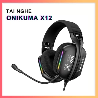 Tai Nghe Hoàn Hảo Cho Game Thủ ONIKUMA X12 - Hàng chính hãng