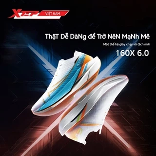 XTEP 160X 6.0 Giày chạy bộ nữ chạy marathon giày chạy bộ chuyên nghiệp đế carbon