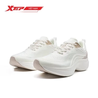 XTEP Giày thể thao chạy bộ lưới thoáng khí đơn giản nhẹ cho nữ