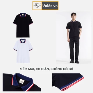 Áo Polo Nam Đơn Giản Thời Trang Màu Trắng Đen Thương Hiệu Y2010 The Style Of No Style 21849 |YaMe|