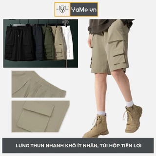 Quần Short Nam Lưng Thun Form Rộng Đơn Giản Thời Trang Thương Hiệu Y2010 No Style M91 Vol 24 23566 |YaMe|