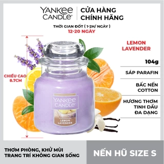 Nến hũ Yankee Candle size S - Lavender Vanilla (104g)