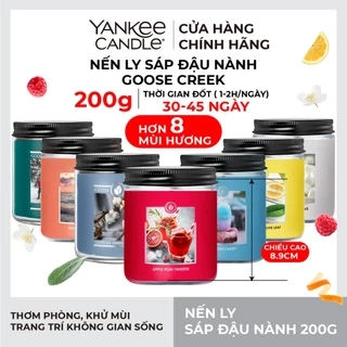 Nến Ly Sáp Đậu Nành Goose Creek 200g từ Yankee Candle (Nhiều Mùi)