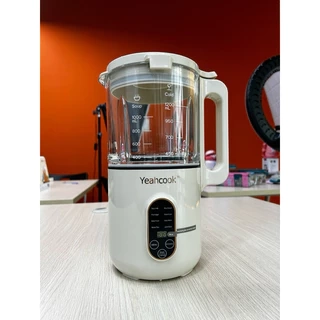 Máy làm sữa hạt tự động Yeahcook, cối thuỷ tinh cường lực trong suốt dễ sử dụng và an toàn vệ sinh