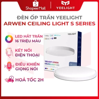 Đèn Led Ốp Trần Thông Minh Yeelight Arwen S450 và S550 - 50W Led RGB - Hỗ trợ Homekit - BH 12 Tháng