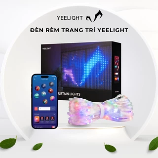 Đèn rèm trang trí Yeelight Curtain Light, nhiều hiệu ứng ánh sáng, RGBIC đồng bộ âm nhạc