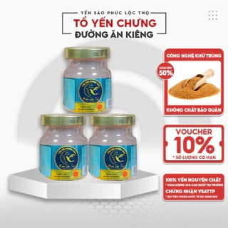 Yến chưng sẵn cho người ăn Kiêng , tổ yến sào khánh hòa phúc lộc thọ, Hũ yến chưng sẵn 35% hàm lượng yến trên 1 hũ 70ml