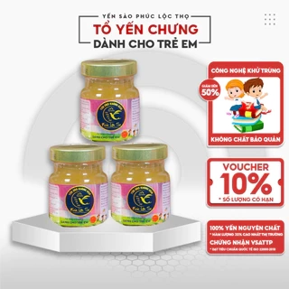 Yến chưng sẵn cho Trẻ Em , tổ Yến Sào Khánh Hòa Phúc Lộc Thọ,Hũ yến chưng sẵn 35% hàm lượng yến trên 1 hũ 70ml