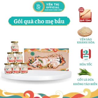 Yến Thị - Gói quà tặng dành cho người bầu - Yến sào Khánh Hòa chưng sẵn - 30% yến thô/ hũ 70ml