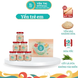 Yến Thị - Gói quà yến kids dành cho trẻ em-Yến sào Khánh Hòa chưng sẵn-25% yến sào thủy phân/hũ/42ml