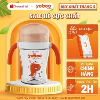 Bình Tập Uống Cho Trẻ Yoboo Yb-0034 Dung Tích 210ml Có Quai Cầm Chất Liệu Titan - Hàng Chính Hãng