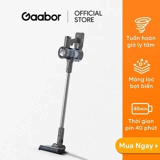 Máy hút bụi không dây lực hút li tâm GAABOR VCL10E-BK01A dòng DEEP SEA cao cấp, pin Lithium tháo rời