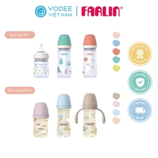Farlin Bình sữa cổ rộng cho bé 150ml, 270ml