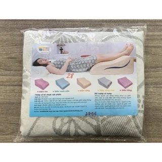 VỎ GỐI GẤM LỤA SỊN CHO NGƯỜI BỊ GIÃN TĨNH MẠCH YOROKOBI 2 KÍCH CỠ 25&28CM