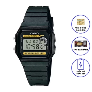 Đồng Hồ Casio Nam Dây Cao Su STANDARD F-94WA-9DG Chính Hãng