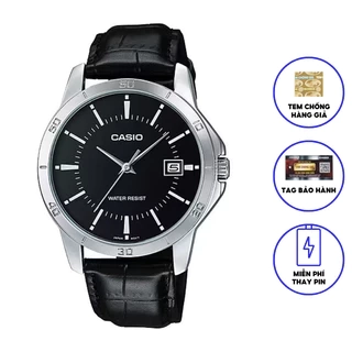 Đồng hồ nam dây da Casio MTP-VT01L-1B chính hãng