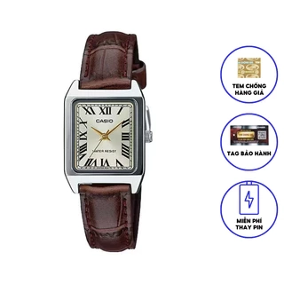Đồng Hồ Nữ Dây Da Chính Hãng CASIO LTP-V007L-7E1UDF