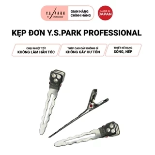 Kẹp đơn giữ tóc YS PARK Single dạng sóng không tạo nếp chịu nhiệt cao cấp hàng chính hãng made in Japan