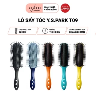 Lô sấy tóc Pro Straight Air Styler YS-T09 Lược sấy khô chịu nhiệt chính hãng YS PARK Professional nhập khẩu từ Nhật Bản