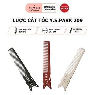 Lược kê tông YS PARK YS-209 lược cắt tóc cao cấp chịu nhiệt cho barber - hàng chính hãng nhập khẩu từ Nhật Bản