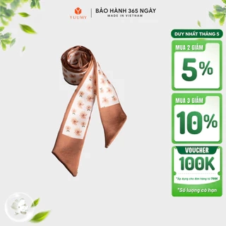 Khăn lụa Yuumy (Thời trang nữ trang trí túi xách YK1)