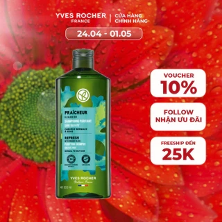 Dầu gội dành cho tóc dầu bết Yves Rocher Refresh Purifying Shampoo chai 300ml