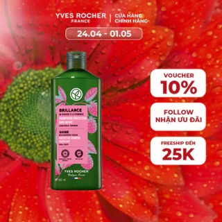 Dầu gội giữ màu tóc nhuộm và giúp tóc bóng mượt Yves Rocher Shine Protective Shampoo 300ml