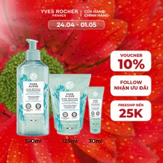 Sữa rửa mặt dạng gel Yves Rocher Pure Algue Cleansing Gel (nhiều dung tích)