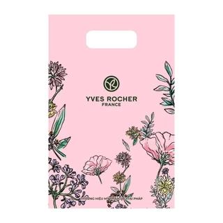 Túi giấy Yves Rocher Pink Shower Gel Bag 2025 - màu hồng