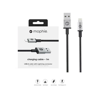 Cáp USB-A to Lightning MFi Mophie dài 1m