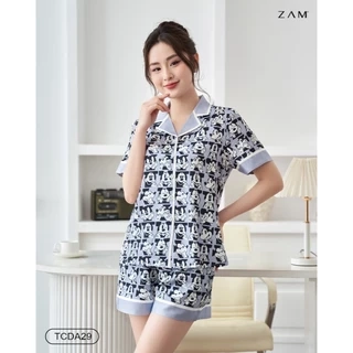 BỘ MẶC NHÀ SHE BY ZAM - TCDA29 - BỘ NGẮN TAY QUẦN ĐÙI MICKEY XÁM