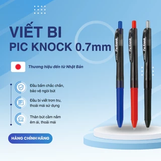 Bút bi bấm Pic Knock 0.7mm - Zebra [Chính hãng]