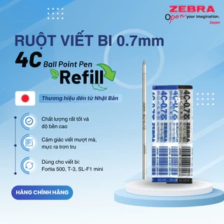 Ruột viết 4C 0.7mm - Zebra Nhật Bản [Chính hãng]