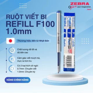 Ruột viết F100 1.0mm cho F301 / F301V / F301 Compact / F701 / BA115 - Zebra Nhật Bản [Chính hãng]