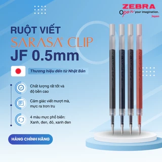 Ruột viết Sarasa clip JF 0.5mm - Zebra Nhật Bản [Chính hãng] - 1 cái