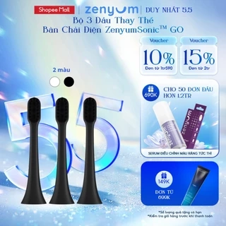 Bộ 3 Đầu Thay Thế Cho Bàn Chải Điện Zenyum Sonic - Màu Tự chọn