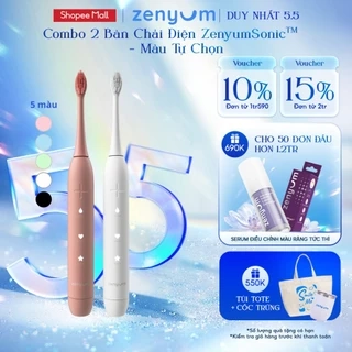 Combo 2 Bàn Chải Điện Zenyum Sonic - Màu Tự Chọn