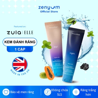 [Livestream] Bộ 2 Kem Đánh Răng Zenyum Fresh Ngày Và Đêm [Kem đêm HSD 9/2025]