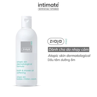 Dầu Tắm Dưỡng Ẩm Ziaja Med Atopic Skin Dermatological Formula Giúp Làm Sạch Và Mềm Mịn Da 270ml