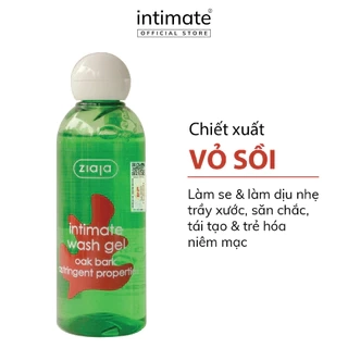 Dung Dịch Vệ Sinh Phụ Nữ Intimate Cúc La Mã ZIAJA Dịu Nhẹ Giúp Làm Sạch Và Khử Mùi Hôi 200ml
